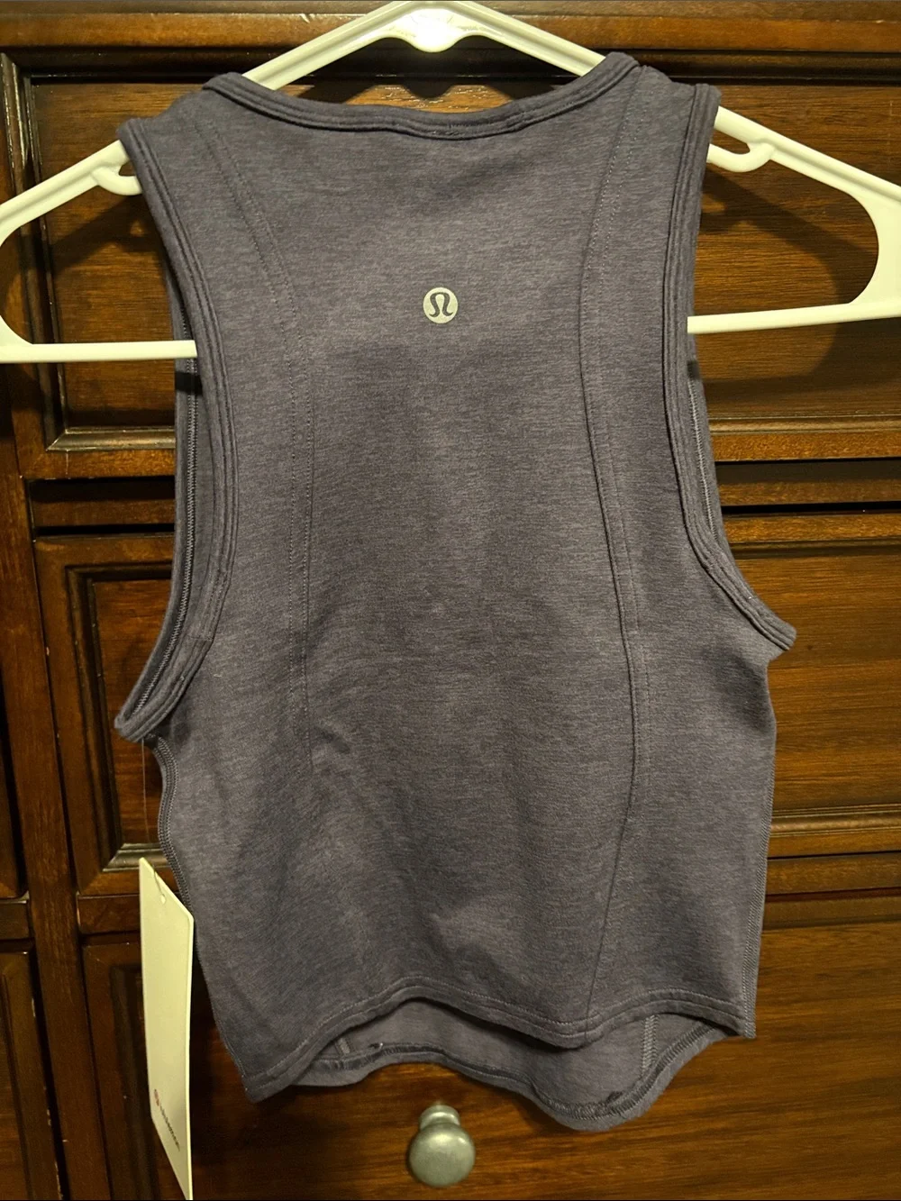 Lululemon Soft Sueded Crewneck Cropped Tank